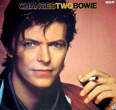 DAVID BOWIE - ChangesTwoBowie  album front cover vinyl record